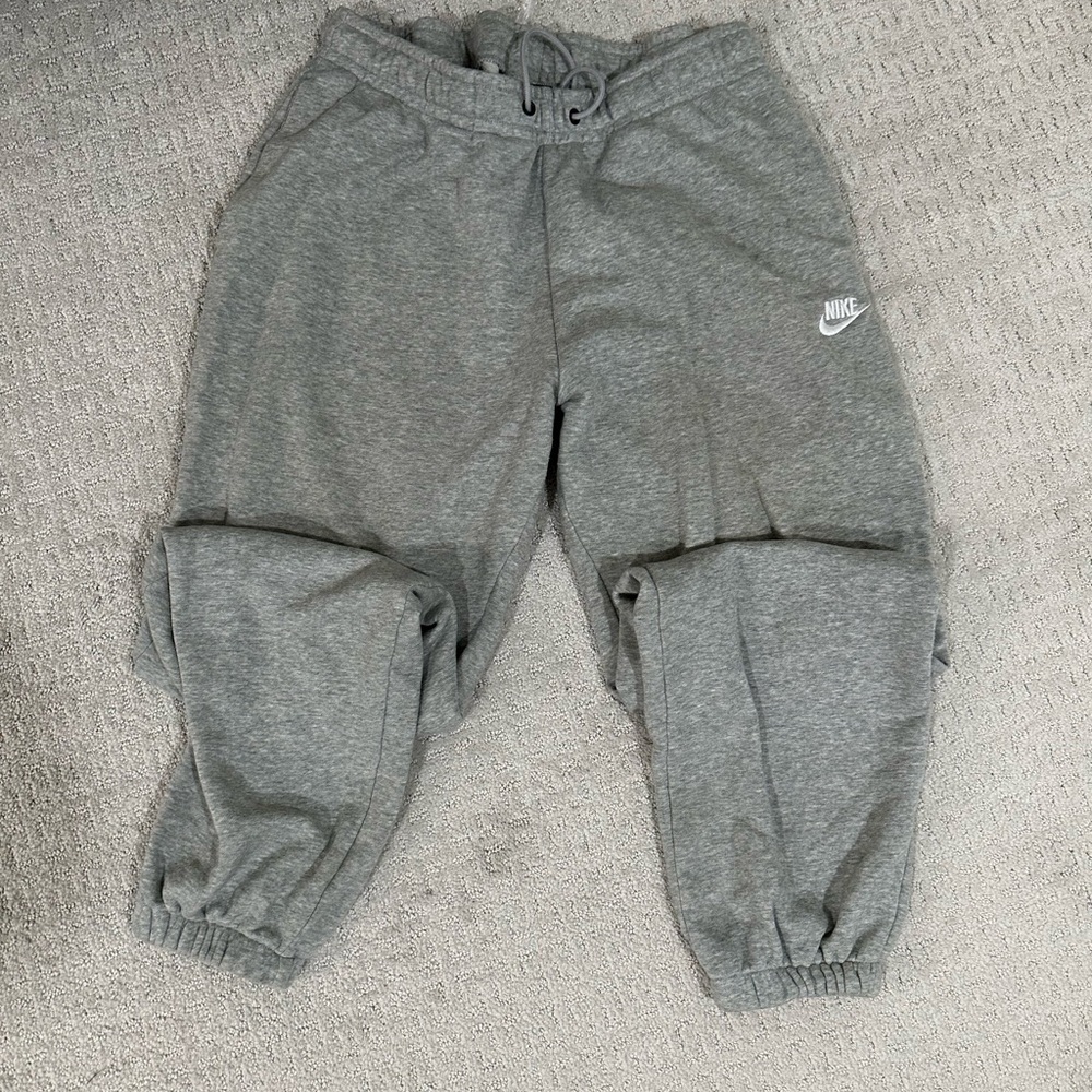Grey Nike joggers